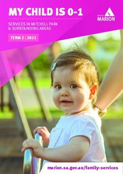 SERVICES IN MITCHELL PARK & SURROUNDING AREAS - marion.sa.gov.au/family-services - City of Marion