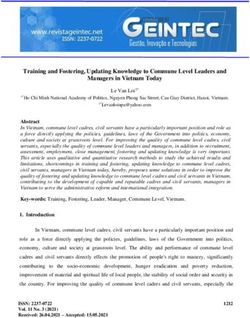 Training and Fostering, Updating Knowledge to Commune Level Leaders and Managers in Vietnam Today