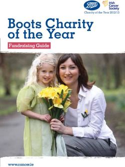 Boots Charity of the Year - fundraising guide - www.cancer.ie