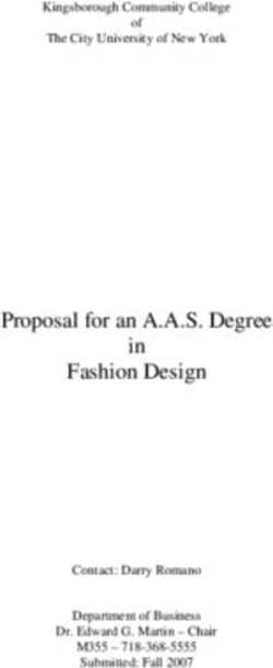 Proposal for an A.A.S. Degree in Fashion Design - M355 - 718-368-5555 Submitted: Fall 2007 - Kingsborough Community College of The City University ...