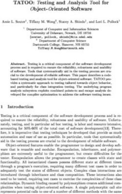 TATOO: Testing and Analysis Tool for Object-Oriented Software