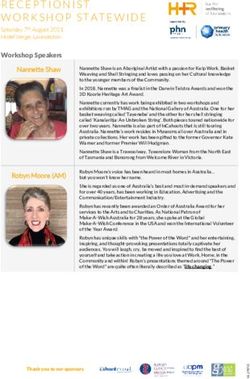 WORKSHOP STATEWIDE Saturday 7th August 2021 Hotel Verge, Launceston - HR+