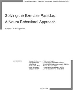 Solving the Exercise Paradox: A Neuro-Behavioral Approach - Matthieu Boisgontier