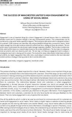 THE SUCCESS OF MANCHESTER UNITED'S HIGH ENGAGEMENT IN USING OF SOCIAL MEDIA