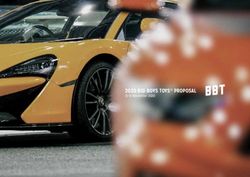 2020 BIG BOYS TOYS PROPOSAL - 13-15 November 2020