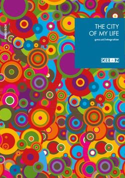 THE CITY OF MY LIFE graz.at/integration - Stadt Graz