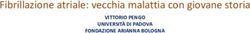 Fibrillazione atriale: vecchia malattia con giovane storia - VITTORIO PENGO UNIVERSIT&Agrave; DI PADOVA FONDAZIONE ARIANNA BOLOGNA - Amge