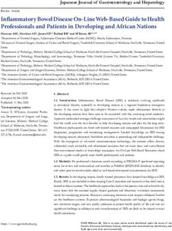 Inflammatory Bowel Disease On-Line Web-Based Guide to Health Professionals and Patients in Developing and African Nations