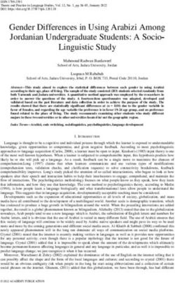 Gender Differences in Using Arabizi Among Jordanian Undergraduate Students: A Socio-Linguistic Study