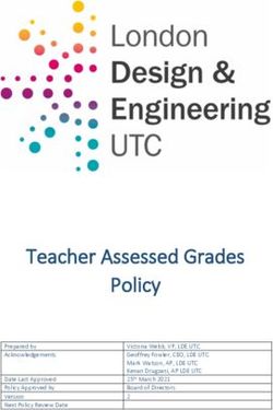 Teacher Assessed Grades Policy - London Design ...