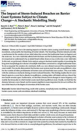 The Impact of Storm-Induced Breaches on Barrier Coast Systems Subject to Climate Change-A Stochastic Modelling Study - MDPI