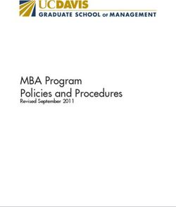 MBA Program Policies and Procedures - Revised September 2011