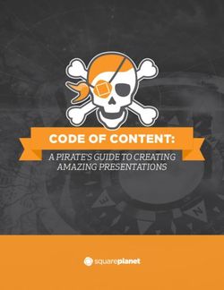 CODE OF CONTENT: A PIRATE'S GUIDE TO CREATING AMAZING PRESENTATIONS - SquarePlanet