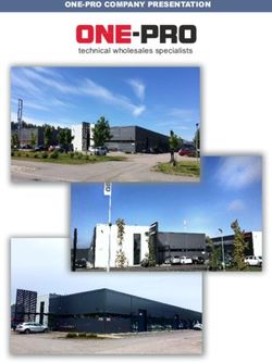 ONE-PRO COMPANY PRESENTATION - technical wholesales specialists