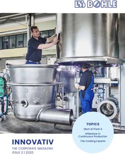 INNOVATIV TOPICS Start of Plant 4 Milestone in - LB Bohle