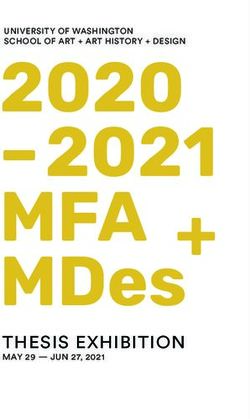 THESIS EXHIBITION - UNIVERSITY OF WASHINGTON SCHOOL OF ART + ART HISTORY + DESIGN - MAY 29 - JUN 27, 2021 - Henry Art Gallery