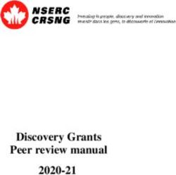 Discovery Grants Peer review manual 2020-21 - Natural ...