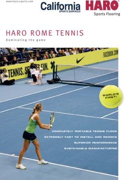 HARO ROM E TENNIS Dominating the game - COMPLETELY PORTABLE TENNIS FLOOR EXTREMELY FAST TO INSTALL AND REMOVE - Perin podovi