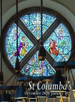 St Columba's December 2020/January 2021 - St. Columba's Pont Street ...