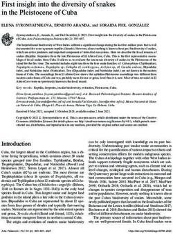 First insight into the diversity of snakes in the Pleistocene of Cuba