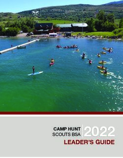 2022 LEADER'S GUIDE CAMP HUNT SCOUTS BSA