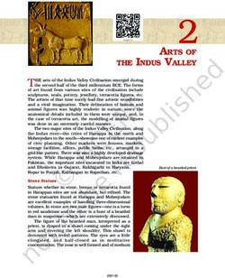 2 ARTS OF THE INDUS VALLEY - NCERT