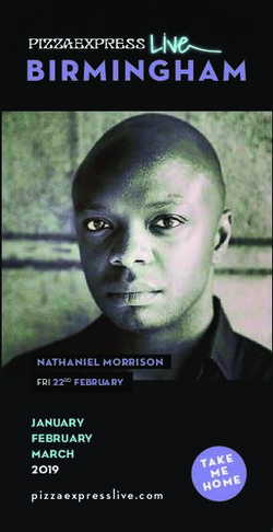 BIRMINGHAM - m e NATHANIEL MORRISON - Pizza Express Live