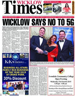 WICKLOW SAYS NO TO 5G - WE DELIVER!- for 30 years SOUTH EDITION - Wicklow Times