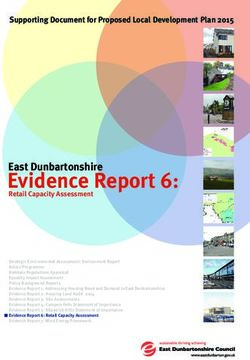 Evidence Report 6: East Dunbartonshire - Supporting Document for Proposed Local Development Plan 2015 - East ...