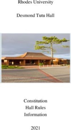 Rhodes University Desmond Tutu Hall - Constitution Hall Rules Information 2021