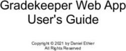 Gradekeeper Web App User's Guide - Copyright 2021 by Daniel Ethier All Rights Reserved