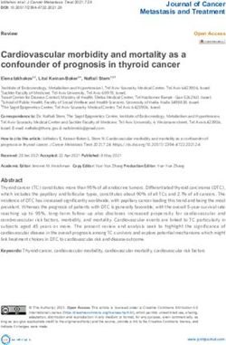 Cardiovascular morbidity and mortality as a confounder of prognosis in thyroid cancer - NET