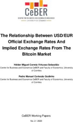 The Relationship Between USD/EUR Official Exchange Rates And Implied Exchange Rates From The Bitcoin Market