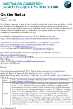 On the Radar - Australian Commission on