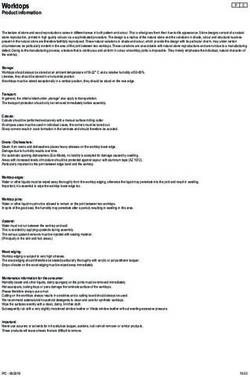 Worktops Product information - Pronorm