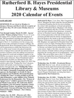 Rutherford B. Hayes Presidential Library & Museums 2020 Calendar of Events