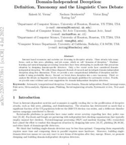 Domain-Independent Deception: Definition, Taxonomy and the Linguistic Cues Debate