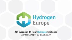 4th European 24 Hour Hydrogen Challenge - Across Europe, 16-17.05.2019