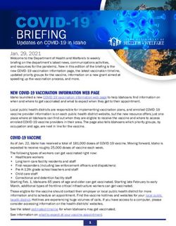 NEW COVID-19 VACCINATION INFORMATION WEB PAGE - Idaho.gov