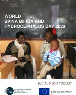 WORLD SPINA BIFIDA AND HYDROCEPHALUS DAY 2020 - SOCIAL MEDIA TOOLKIT - International ...