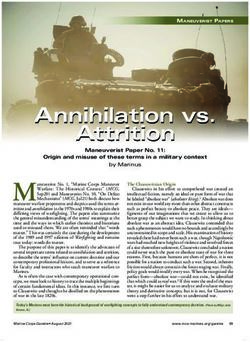 Annihilation vs. Attrition - Marine Corps Association