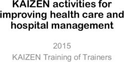 KAIZEN activities for improving health care and hospital management - 2015 KAIZEN Training of Trainers - JICA