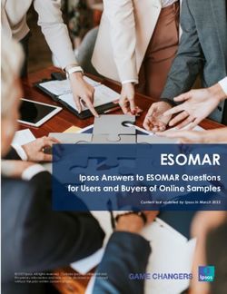 ESOMAR Ipsos Answers to ESOMAR Questions for Users and Buyers of Online Samples