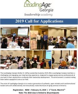 2019 Call for Applications - leadership academy - LeadingAge ...