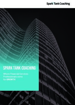SPARK TANK COACHING Where Financial Services Professionals come for GROWTH - Spark Financial Group