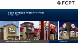 FOUR CORNERS PROPERTY TRUST - NYSE: FCPT