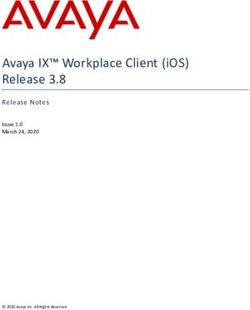 Avaya IX Workplace Client (iOS) Release 3.8 - Release Notes - Avaya Support