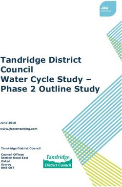 Tandridge District Council Water Cycle Study - Phase 2 Outline Study