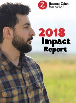 2018 Impact Report - National Zakat Foundation