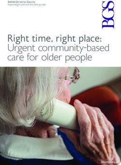 Right time, right place: Urgent community-based care for older people - www.bgs.org.uk - British ...